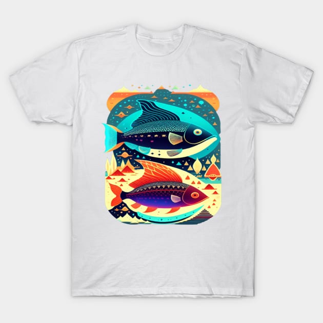 Sea and river inhabitants are wonderful fish.. T-Shirt by umculi